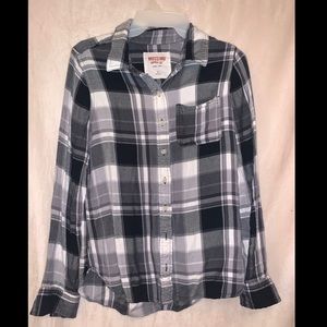 Black and white flannel
